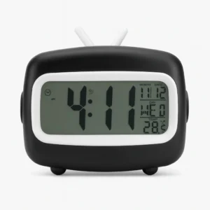 Classic Vintage TV Type Led Digital Mini Table Clock
