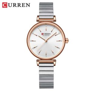 Curren 9081 Stainless Steel Analog Watch for Women