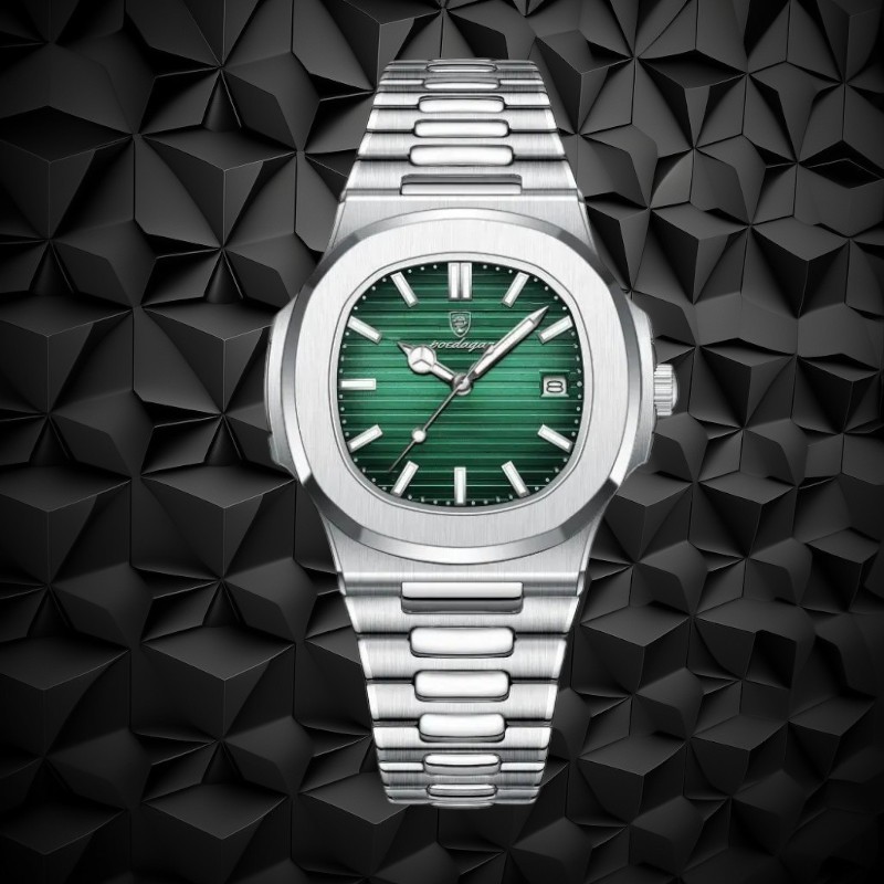 Poedagar 613 Luxury Business Quartz Stainless Steel Watch for Men - Image 4